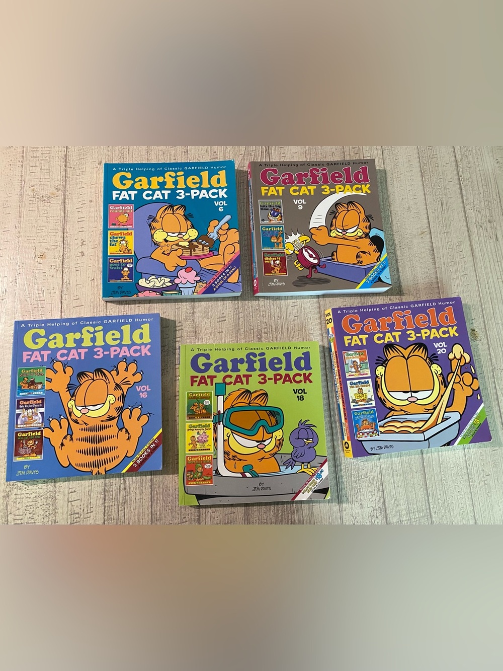 Garfield Fat Cat 3-Pack Book Bundle (5)